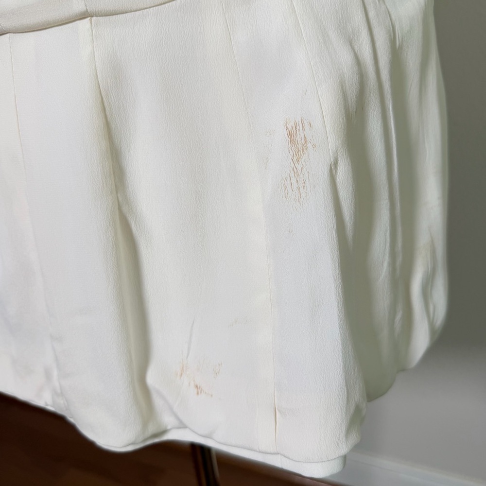 Alexander McQueen White/ Ivory Sculpted Tailored Blazer IT 38 - Picture 14 of 16